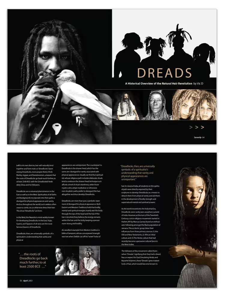 Mock Magazine Spreads